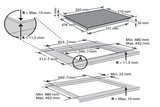 Whirlpool WS8865NEP 65cm 4 Zone 6th Sense Induction Cooktop with Flexi Zones