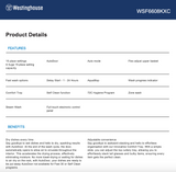 Westinghouse WSF6608KXC 60cm Dark Stainless Steel Freestanding Dishwasher – Westinghouse Factory Seconds