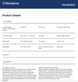 Westinghouse WSU6608XC 60cm Stainless Steel Built Under Dishwasher - Westinghouse Factory Seconds