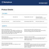Westinghouse WVE6516DD 60m Dark Stainless Steel Electric Oven - Westinghouse Seconds Discount