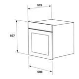 Westinghouse WVE6516SD 60cm Multi-Function with AirFry Stainless Steel Oven - Factory Seconds