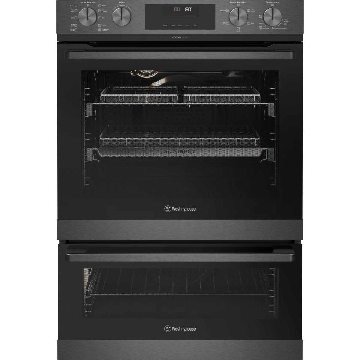 Westinghouse WVEP6727DD Pyrolytic Duo Wall Oven – Westinghouse Factory Seconds