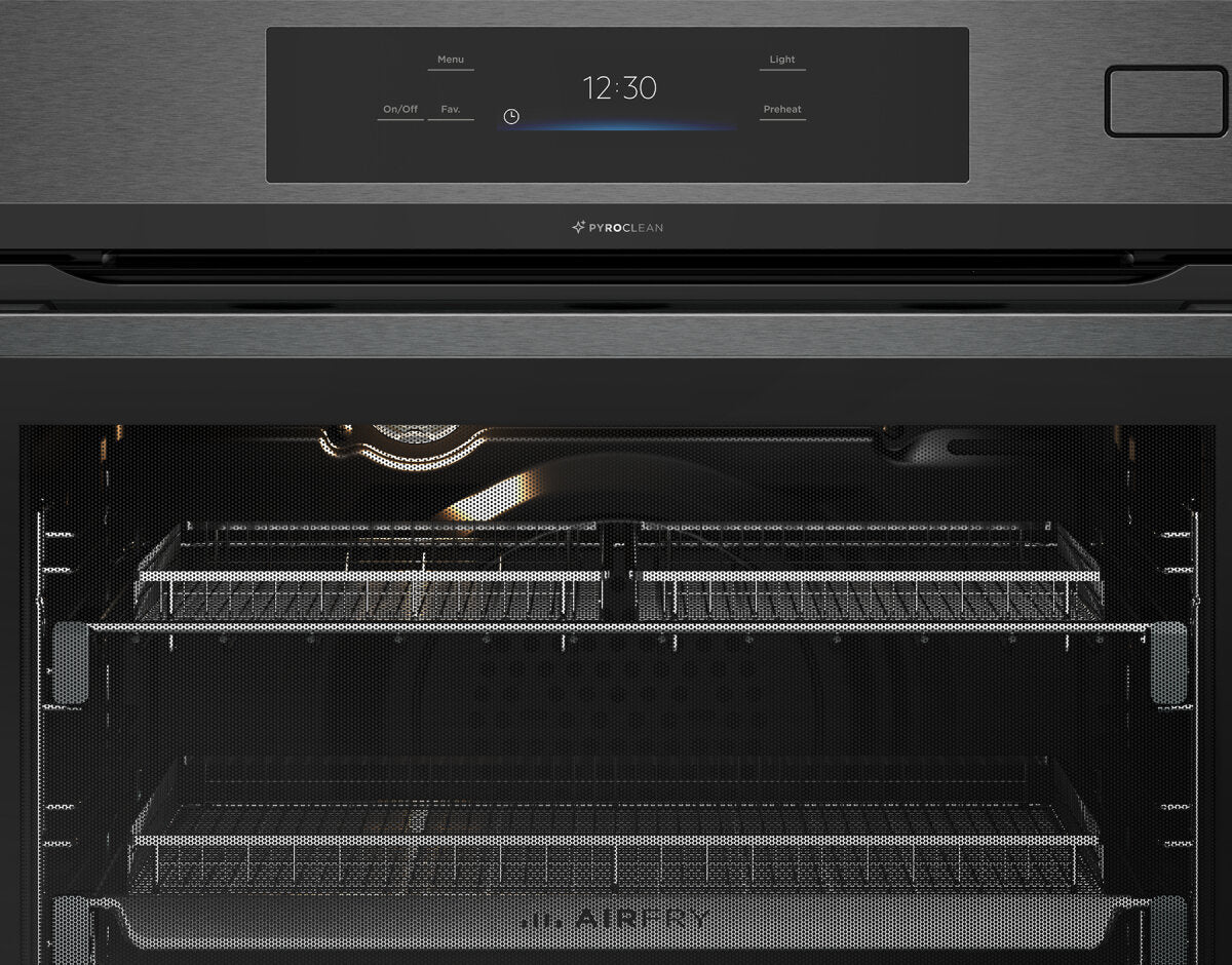 Westinghouse WVEP6918DD 60cm Multi-Function Pyrolytic Oven with AirFry and Steam Roast, Dark Stainless Steel - Factory Seconds