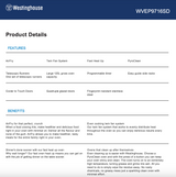 Westinghouse WVEP9716SD 90cm Stainless Steel Pyrolytic Electric Built-In Oven - Westinghouse Factory Seconds