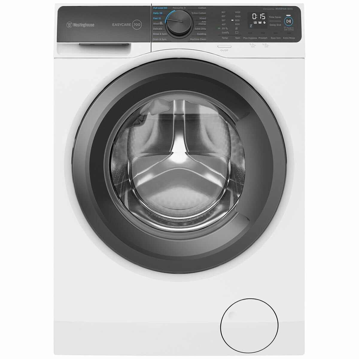 Westinghouse WWF1044M7WA 10kg White EasyCare 700 Front Load Washing Machine - Westinghouse Factory Seconds