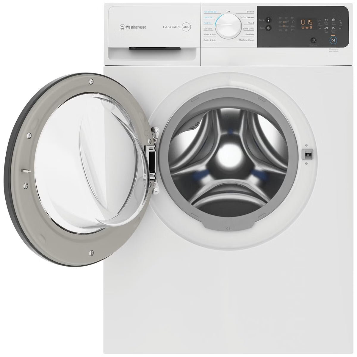 Westinghouse WWF7524N3WAS EasyCare 300 7.5kg Front Load Washing Machine - Westinghouse Factory Seconds