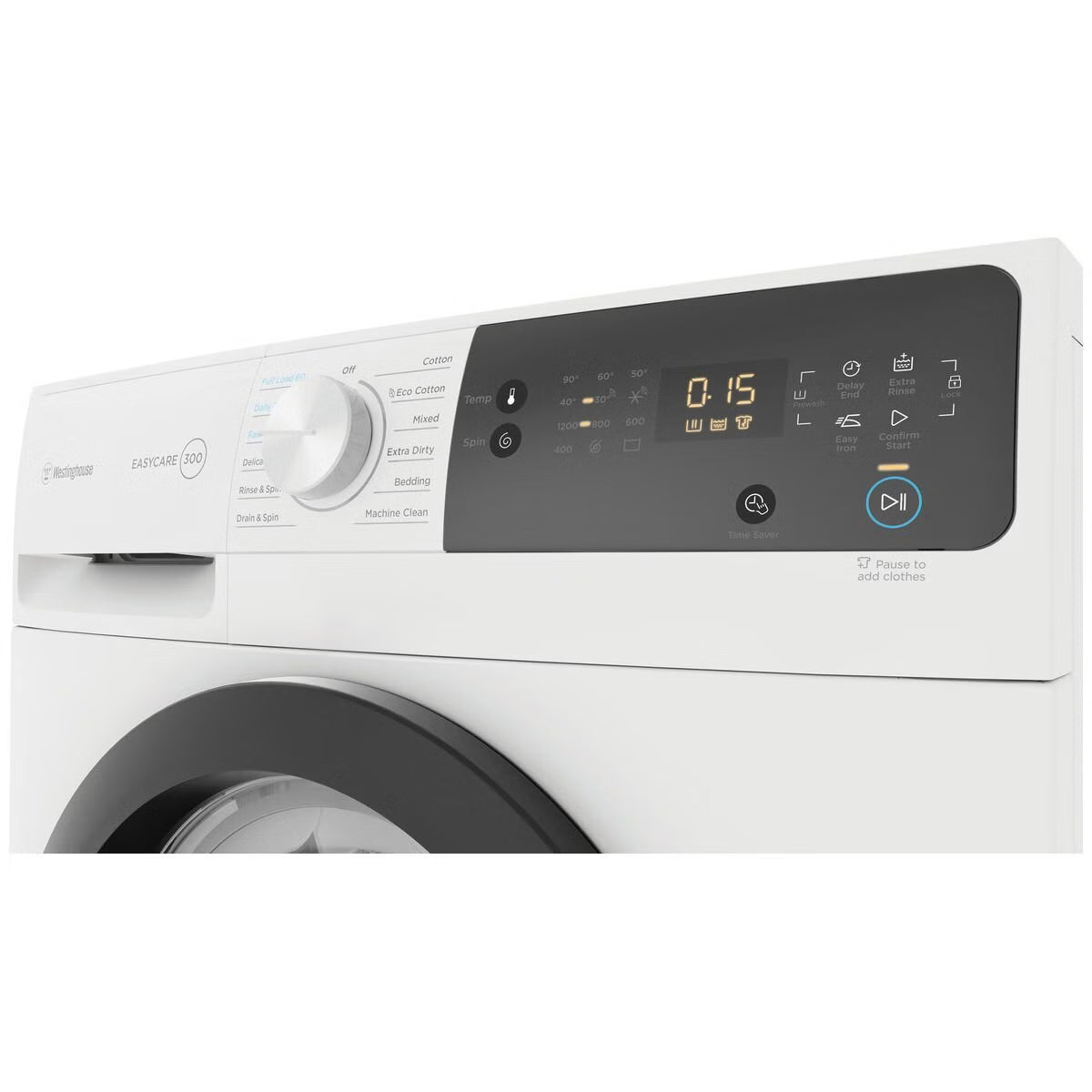 Westinghouse WWF7524N3WAS EasyCare 300 7.5kg Front Load Washing Machine - Westinghouse Factory Seconds