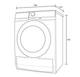 Westinghouse WWF7524N3WAS EasyCare 300 7.5kg Front Load Washing Machine - Westinghouse Factory Seconds
