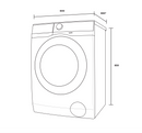 Westinghouse WWF8024M5WA 8kg Front Load Washing Machine - Westinghouse Seconds Discount