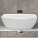 Fienza FR65-1300 Keeto Back-to-wall Acrylic Bath 1300mm, Gloss White