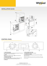 Whirlpool W4OMK581HU1XAUS 60cm Air Fry Multi Function Smart Hydrolytic Clean Oven in Stainless Steel