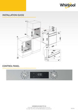 Whirlpool W4OMK58RU1XA 60cm Multi-Function Hybrid Hydrolytic/Pyrolytic Clean Oven in Stainless Steel