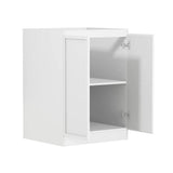 Otti LA-BOH600W Hampshire Laundry Base Cabinet, 630mm, White