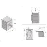 ASKO T408HDTAU 8kg Logic Heat Pump Dryer, Titanium - ASKO Factory Seconds