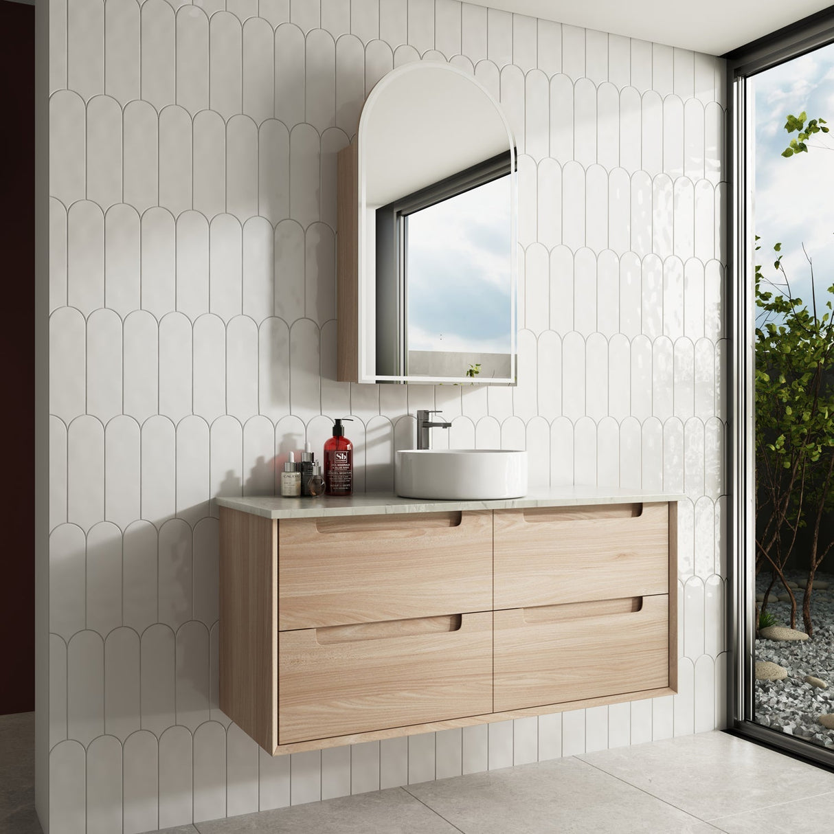 Aulic 1200mm Ainsley Wall Hung Vanity CAWH54-750-ST66 Cabinet Only Vanity Units