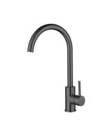 Seima 193148 Anson Gooseneck Sink Mixer, Lead Free, Black Matte