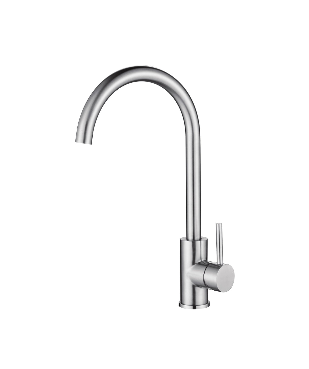 Seima 193147 Anson Gooseneck Sink Mixer, Lead Free, Brushed Stainless Steel