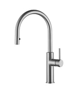 Seima 193168 Anson Pull Out Sink Mixer, Lead Free, Brushed Stainless Steel