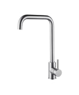 Seima 193153 Anson Squareline Sink Mixer, Lead Free, Brushed Stainless Steel