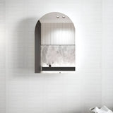 Otti ARSV9060B Archie 900mm Black Oak Shaving Cabinet