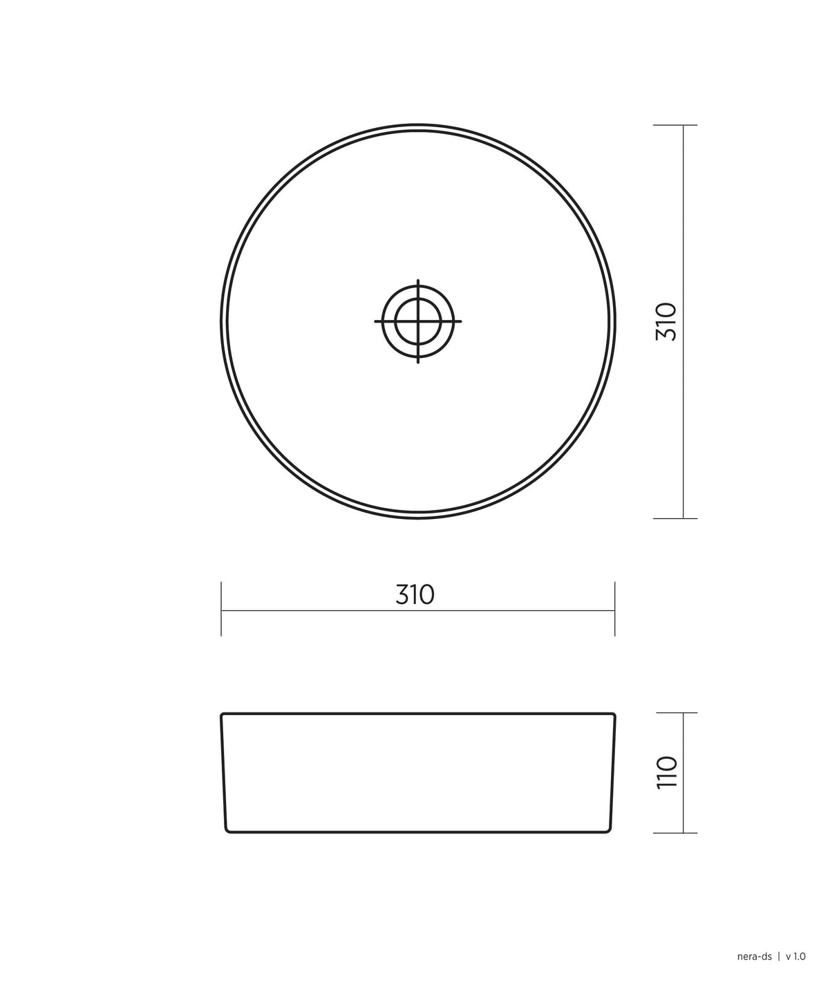 Seima 191858 Arko Above Counter Basin, Matte White Silk