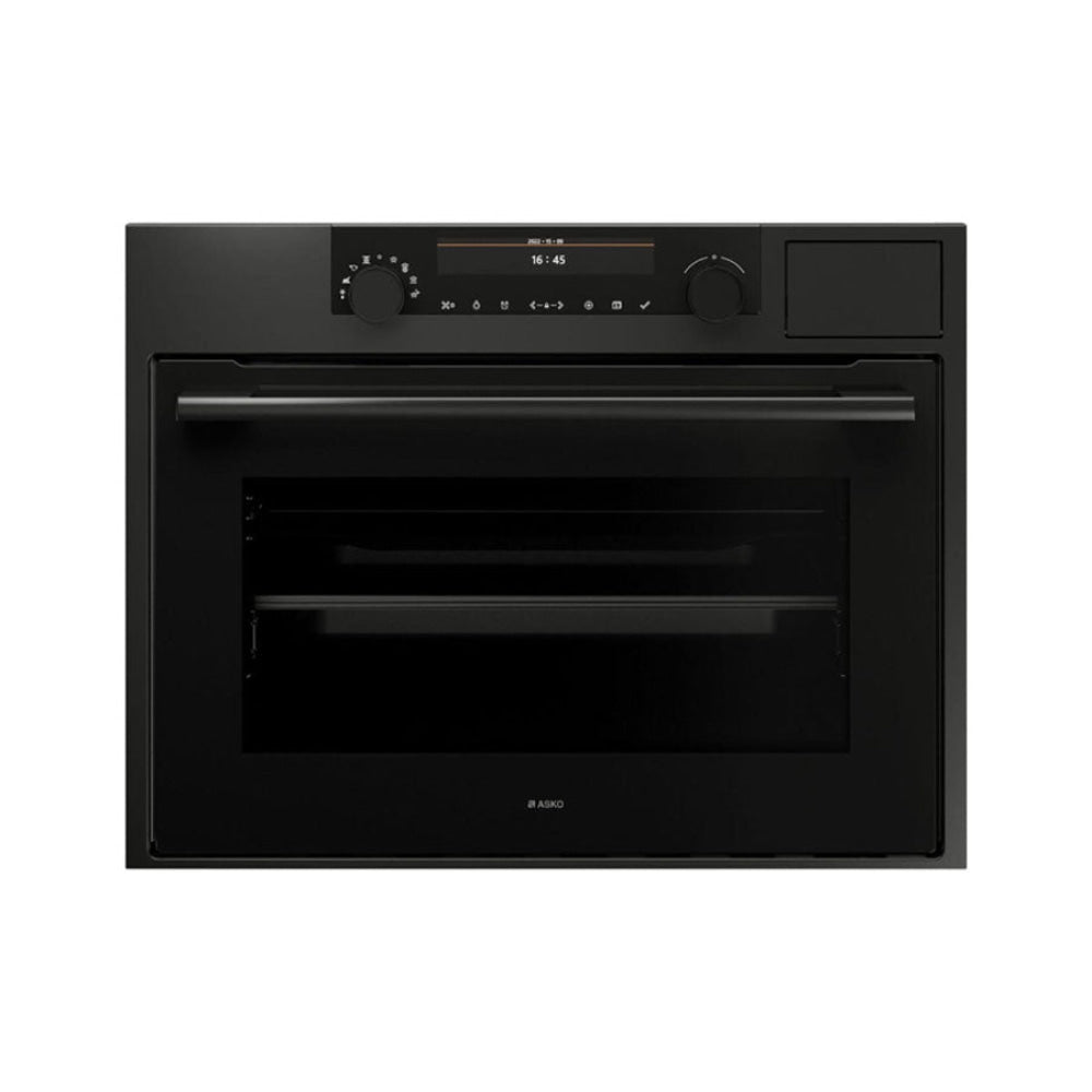 ASKO 45cm Compact Craft Combination Oven with Full Steam Graphite Black OCS8487A1 - ASKO Factory Seconds - Compact