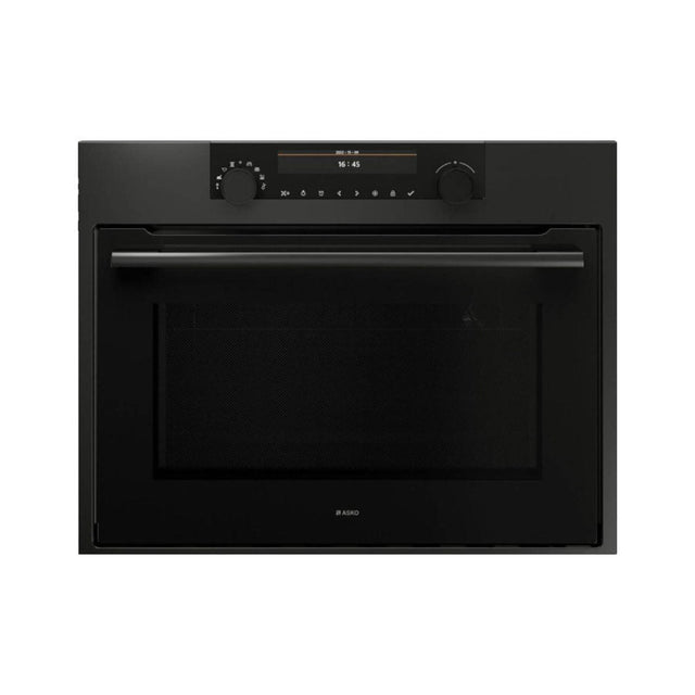 ASKO 60cm Compact Graphite Black Combi-Microwave Oven OCM8487A1 - ASKO Factory Seconds - Compact Built In Appliances