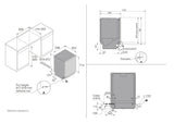 ASKO 60cm Logic Built-In Dishwasher White DBI565IKWAU - ASKO Factory Seconds - Built Under Dishwashers