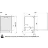 ASKO 60cm Style Built-In Dishwasher Black Steel DBI766IQXXLBSAU - ASKO Factory Seconds - Built Under Dishwashers