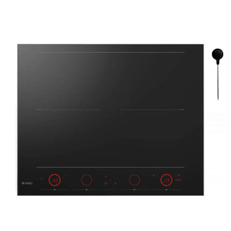 ASKO 64cm 4 Zone Induction Cooktop HID654GC - ASKO Factory Seconds - Induction Cooktop