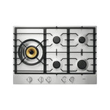 ASKO 75cm Natural Gas Cooktop with Super Flex Wok Burner Stainless Steel HG1776SD - ASKO Ex Display - Gas Cooktop