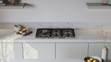 ASKO 75cm Natural Gas Cooktop with Super Flex Wok Burner Stainless Steel HG1776SD - ASKO Ex Display - Gas Cooktop