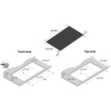 ASKO 80cm 4 Zone Bridge Induction Cooktop HI2842FBG1 - ASKO Seconds Discount - Induction Cooktop