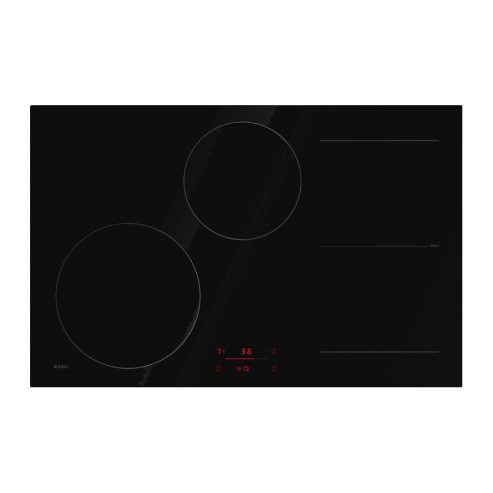 ASKO 80cm 4 Zone Bridge Induction Cooktop HI2842FBG1 - ASKO Seconds Discount - Induction Cooktop