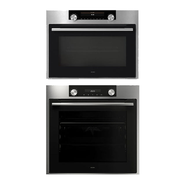 ASKO AC03 Bundle OP8637S 60cm Pyrolytic Oven & OCM8487S Combi Microwave - ASKO Factory Seconds - Packages