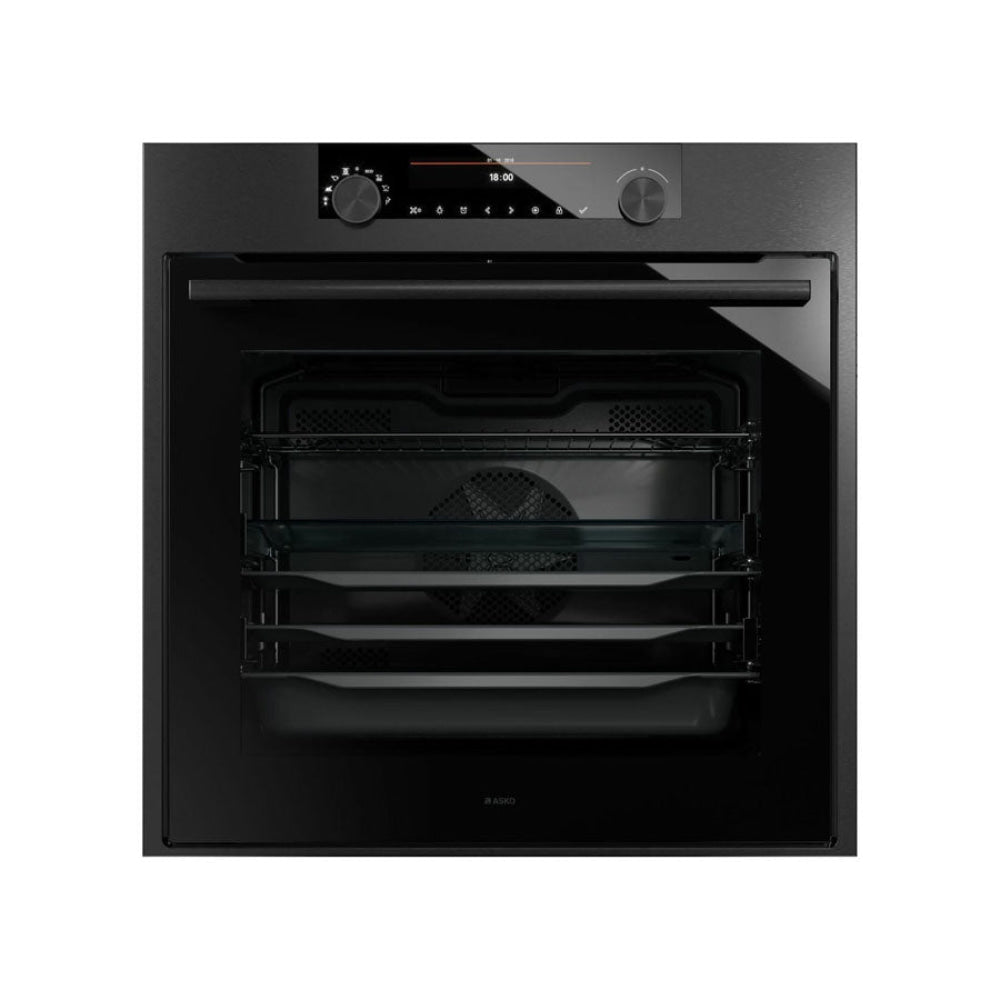 ASKO OP8687B 60cm Pyrolytic Built-In Craft Oven Black Steel - ASKO Carton Damage Clearance - Electric oven