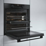 ASKO OP8687B 60cm Pyrolytic Built-In Craft Oven Black Steel - ASKO Carton Damage Clearance - Electric oven
