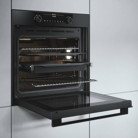 ASKO OP8687B 60cm Pyrolytic Built-In Craft Oven Black Steel - ASKO Factory Seconds - Electric oven