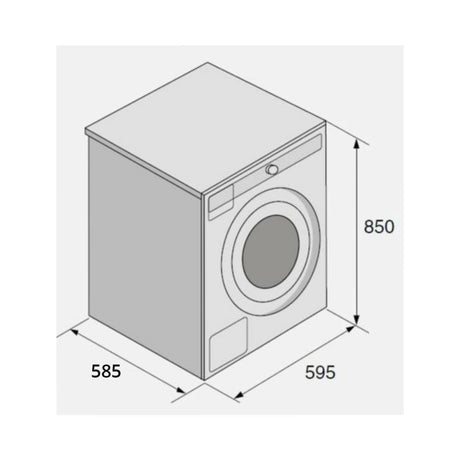 ASKO W2084C 8kg Front Load Washing Machine White - ASKO Factory Seconds - Front Load Washers