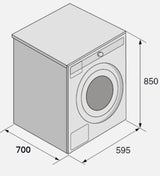 ASKO W4104CWAU 10kg Front Load Washing Machine White - ASKO Factory Seconds - Front Load Washers