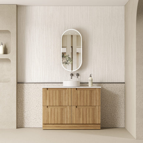 Aulic 1200mm Lovina Floorstanding Vanity with Solid Surface Top Cato Top CA56-1200-CT28 Vanity Units