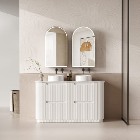 Aulic 1500mm Curva Floorstanding Vanity Cabinet Only CA57-1500 Vanity Units