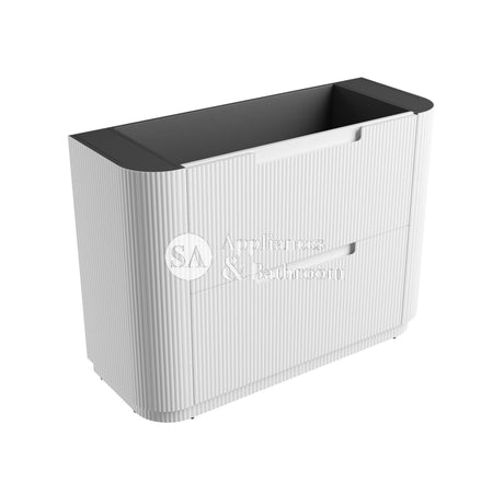 Aulic 1500mm Curva Floorstanding Vanity Cabinet Only CA57-1500 Vanity Units