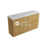 Aulic 1500mm Lovina Floorstanding Vanity with Solid Surface Top Pure Top Single Basin CA56-1500S-CT28 Vanity Units
