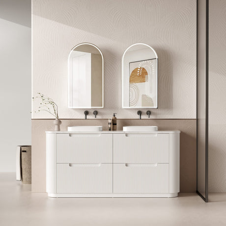 Aulic 1800mm Curva Floorstanding Vanity Cabinet Only CA57-1800 Vanity Units