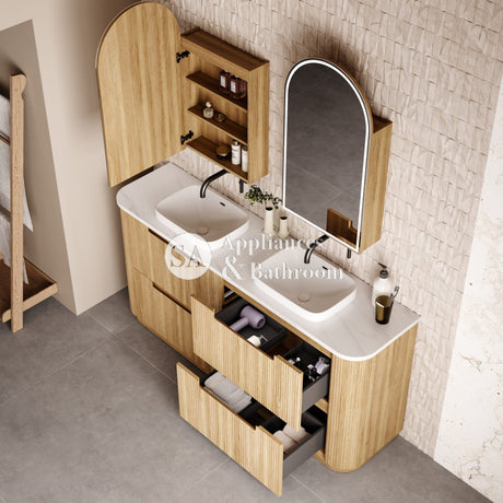Aulic 1800mm Varcelli Floorstanding Vanity Cabinet Only CA58-1800 Vanity Units