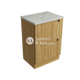Aulic 600mm Lovina Floorstanding Vanity with Solid Surface Top Alpine Top CA56-600-CT28 Vanity Units