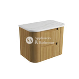 Aulic 750mm Varcelli Tier Wall Hung Vanity CAWH54-750-ST Palis - Stone Top Vanity Units