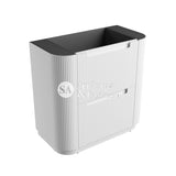 Aulic 900mm Curva Floorstanding Vanity with Solid Surface Top Cabinet Only CA57-900 Vanity Units