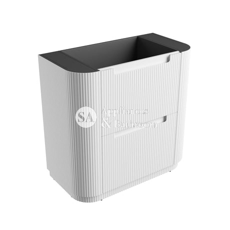 Aulic 900mm Curva Floorstanding Vanity with Solid Surface Top Cabinet Only CA57-900 Vanity Units